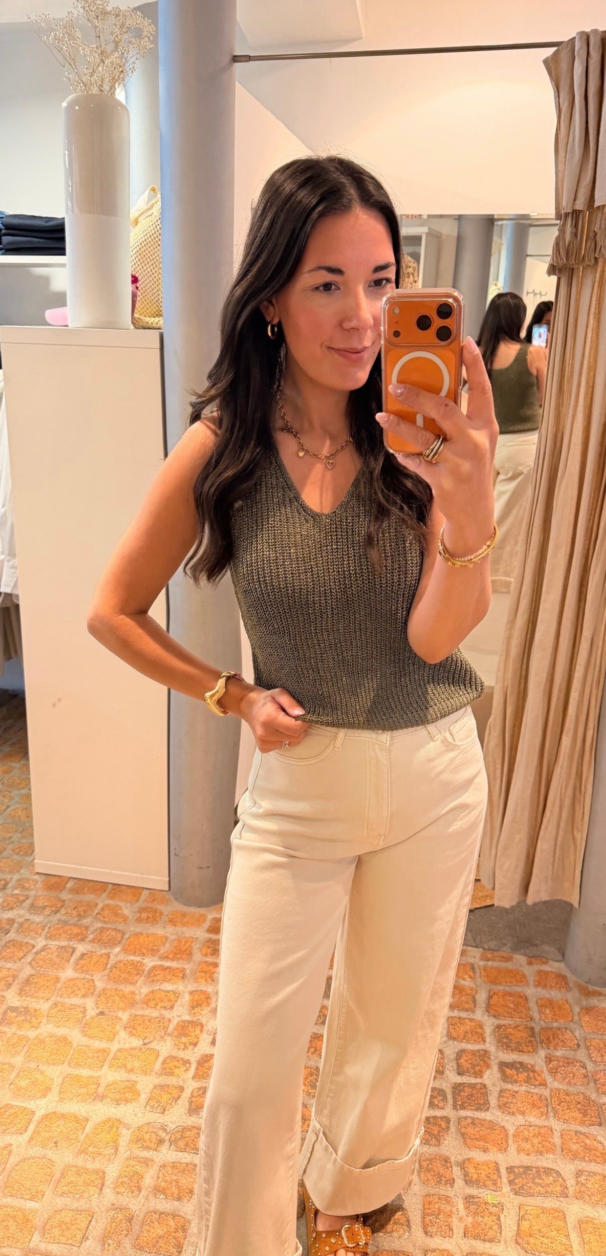 OUI STRICKTOP KHAKI