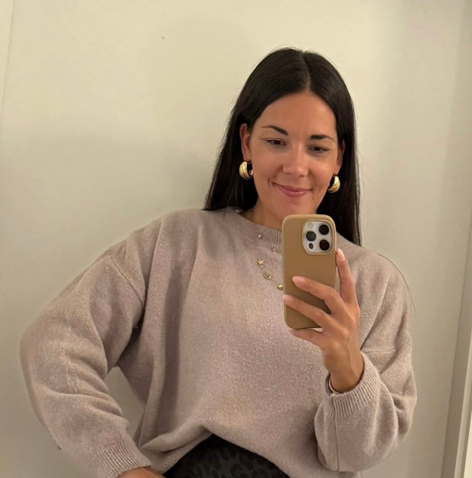 Pulli in Taupe