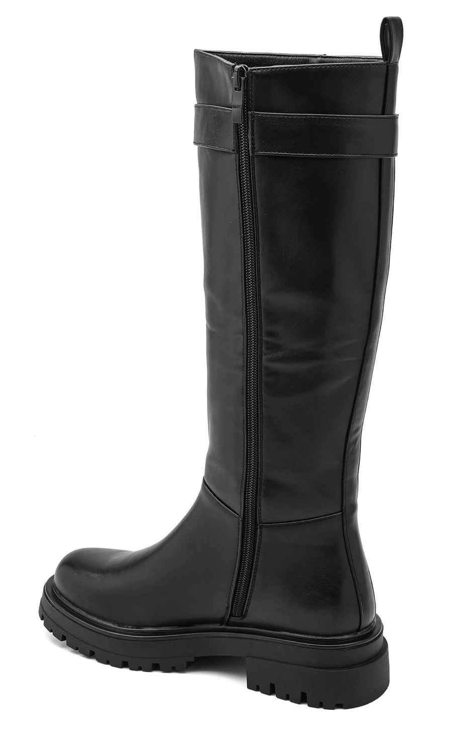 Long Boots everyday in schwarz