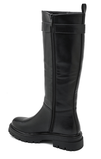 Long Boots everyday in schwarz