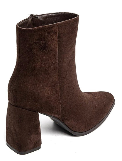 MIDI STIEFELETTEN WILDLEDER