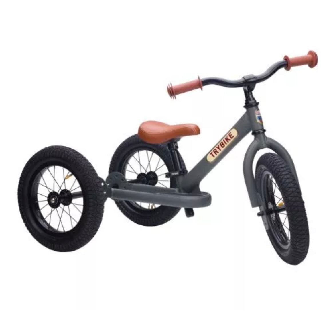 Trybike Laufrad 2 in 1 Steel Grey Matt