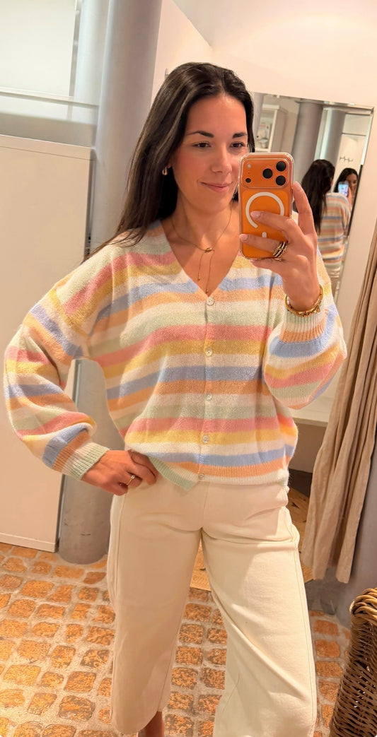 CARDIGAN HAPPY PASTELL