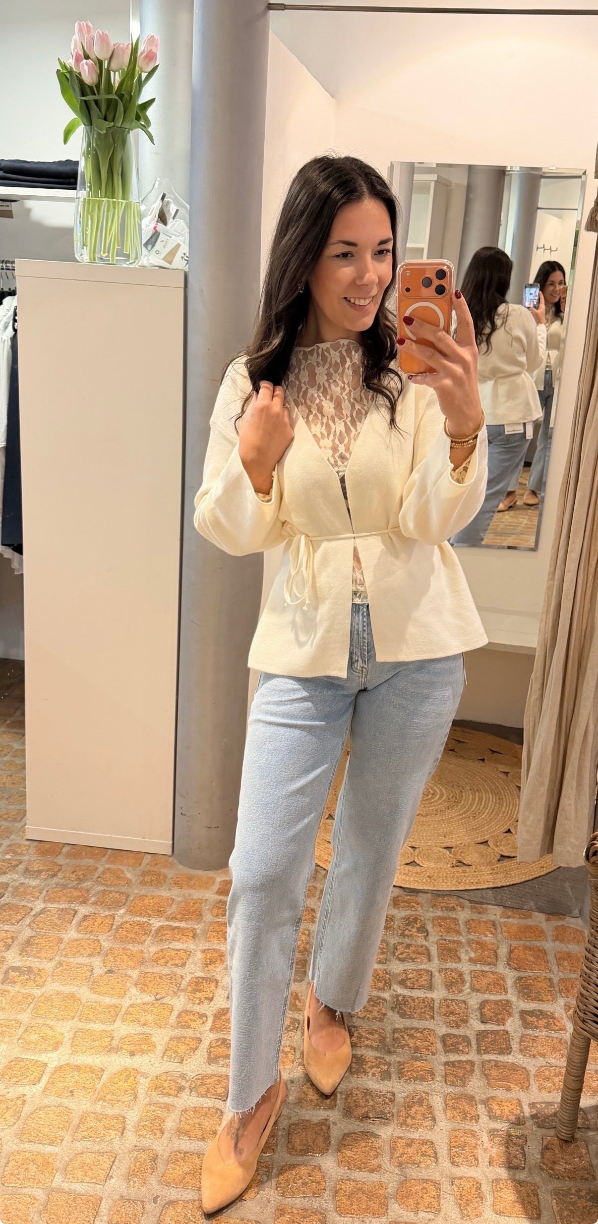 WICKEL CARDIGAN BEIGE