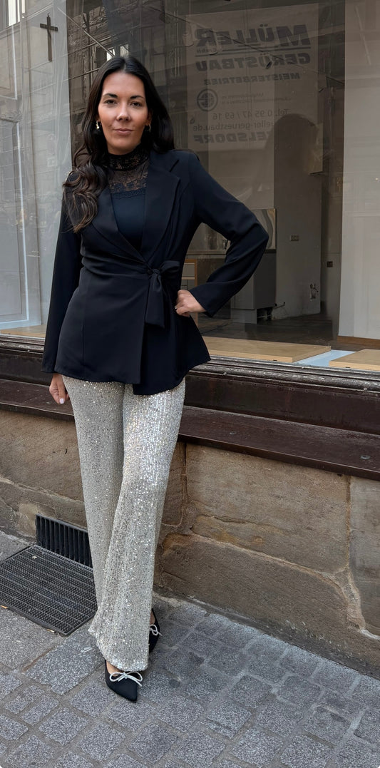 Wickel Blazer CLEO in schwarz