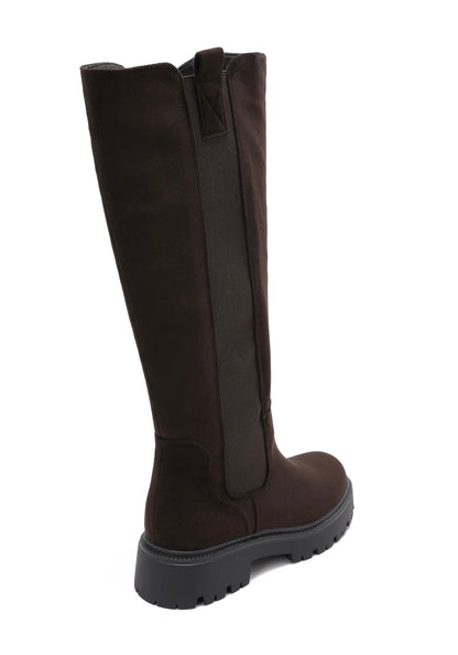STIEFEL WILDLEDER BRAUN