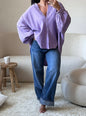 Musselin Bluse flieder