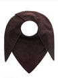 Zwillingsherz Kaschmir Dreieckstuch braun