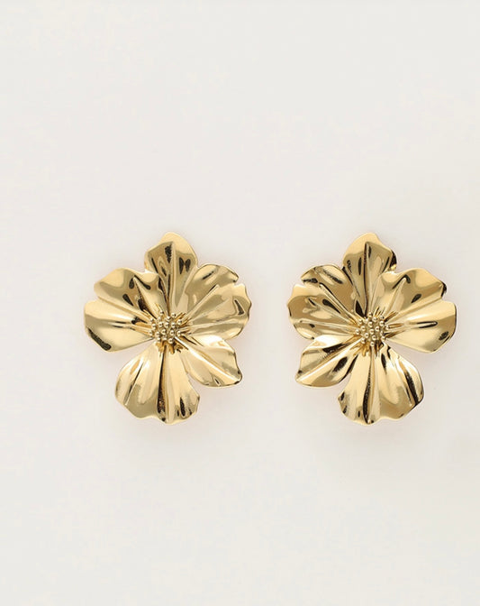 My Jewellery Iconic Ohrringe mit Blume gold